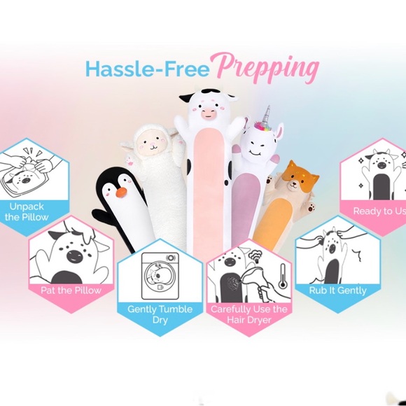 ✨Cuddle Paws Bunny Body Pillow✨ - Picture 4 of 8